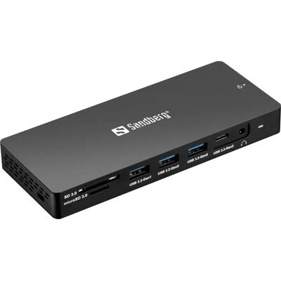 Sandberg Harmaa 13-in-1 USB-C Docking Station Sandberg Harmaa 13-in-1 USB-C Docking Station