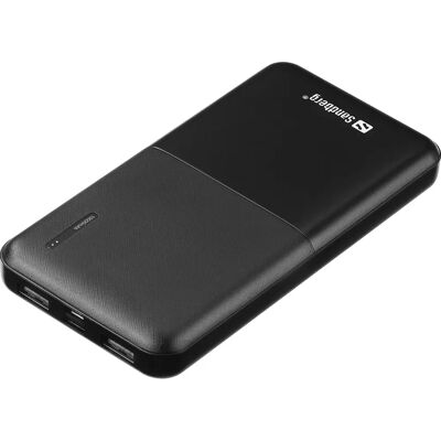Sandberg Powerbank 10000mAh Litium-Polymer Svart Sandberg Powerbank 10000mAh Litium-Polymer Svart