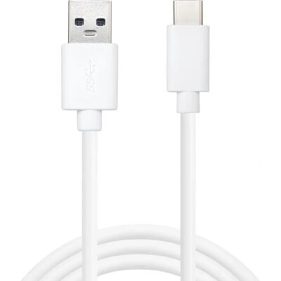 Sandberg 336-15 USB-kabel - USB C til USB A, 1m, Hvit - USB 3.2 Gen 1 Sandberg 336-15 USB-kabel - USB C til USB A, 1m, Hvit - USB 3.2 Gen 1