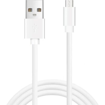 Sandberg 340-33 USB-kabel - Micro-USB til USB-A - Hvit Sandberg 340-33 USB-kabel - Micro-USB til USB-A - Hvit
