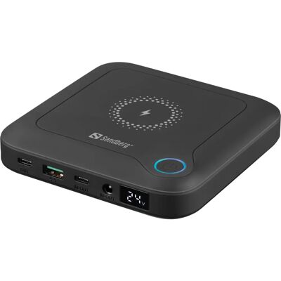 Sandberg 420-57 Power Bank 24000 mAh Wireless Charging Black Sandberg 420-57 Power Bank 24000 mAh Wireless Charging Black