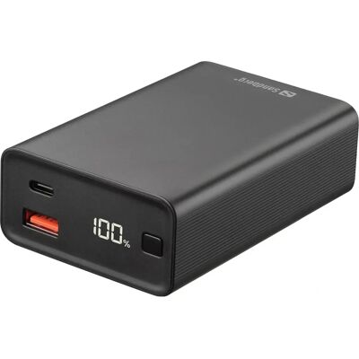 Sandberg Powerbank 20000mAh Zwart - Snel opladen Sandberg Powerbank 20000mAh Zwart - Snel opladen