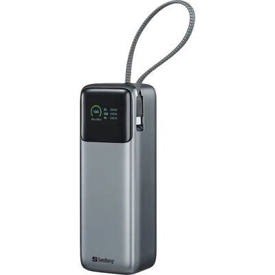 Sandberg Powerbank 27000mAh Lithiumpolymeer - Power Bank - Zwart, Grijs Sandberg Powerbank 27000mAh Lithiumpolymeer - Power Bank - Zwart, Grijs