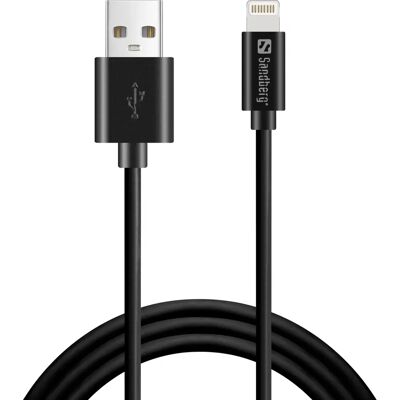 Câble Lightning Sandberg 441-39 - Synchronisation et Charge Apple - Publicité Câble Lightning Sandberg 441-39 - Synchronisation et Charge Apple - Publicité