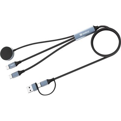 Sandberg 441-69 USB Kabel 1.2m Schwarz - USB Typ C Sandberg 441-69 USB Kabel 1.2m Schwarz - USB Typ C