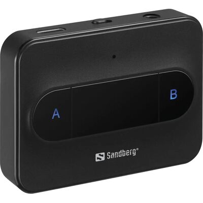 Sandberg Bluetooth Link for 2 Headphones - Wireless Audio Transmitter Sandberg Bluetooth Link for 2 Headphones - Wireless Audio Transmitter
