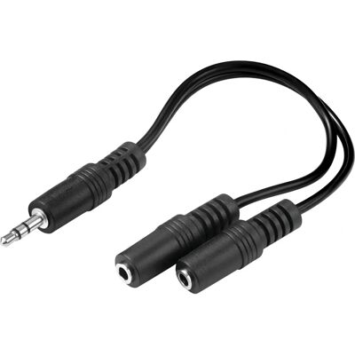 Sandberg Minijack Splitter 1-2 - répartiteur audio - Publicité Sandberg Minijack Splitter 1-2 - répartiteur audio - Publicité