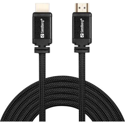 Câble HDMI Sandberg 508-97 - Haute Vitesse 1m Noir - Publicité Câble HDMI Sandberg 508-97 - Haute Vitesse 1m Noir - Publicité