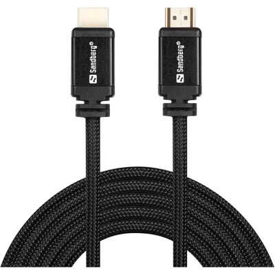 Sandberg HDMI-kabel 508-98 - HDMI 2.0 2m - Svart Sandberg HDMI-kabel 508-98 - HDMI 2.0 2m - Svart