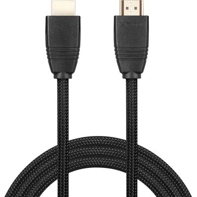 Sandberg Modell 509-13 HDMI-kabel - Høyhastighets HDMI 2.1 8K 1m Svart Sandberg Modell 509-13 HDMI-kabel - Høyhastighets HDMI 2.1 8K 1m Svart