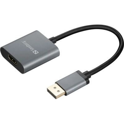 Sandberg Modell 509-19 DisplayPort HDMI-adapter - Videokabel Sandberg Modell 509-19 DisplayPort HDMI-adapter - Videokabel