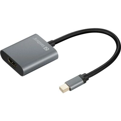 Sandberg Mini DisplayPort - HDMI Adaptateur - Gris - Câble vidéo - Publicité Sandberg Mini DisplayPort - HDMI Adaptateur - Gris - Câble vidéo - Publicité