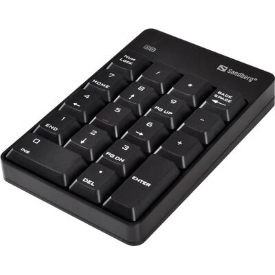 Sandberg 630-05 Wireless Numeric Keypad - Numeric keypad for PC/laptop Sandberg 630-05 Wireless Numeric Keypad - Numeric keypad for PC/laptop