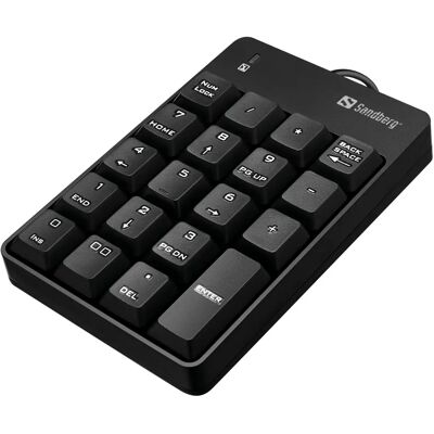 Sandberg 630-07 USB Numerisk Tastatur - Numerisk tangentbord Sandberg 630-07 USB Numerisk Tastatur - Numerisk tangentbord