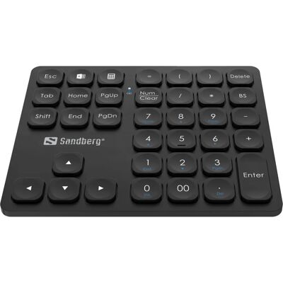 Sandberg 630-09 Trådløst Tastatur - Svart Sandberg 630-09 Trådløst Tastatur - Svart