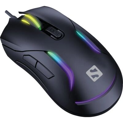 Mouse de joc LightFlow 6D ambidextrous de Sandberg - Mouse pentru calculator Mouse de joc LightFlow 6D ambidextrous de Sandberg - Mouse pentru calculator