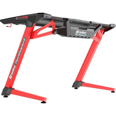 Sandberg Fighter Gaming Tisch V2 - Schwarz/Rot Sandberg Fighter Gaming Tisch V2 - Schwarz/Rot