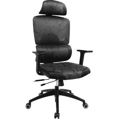 Sandberg Ergofusion Gaming Chair Pro - Justerbar, Pustende Mesh, Support 150kg - Gaming & Kontor Sandberg Ergofusion Gaming Chair Pro - Justerbar, Pustende Mesh, Support 150kg - Gaming & Kontor