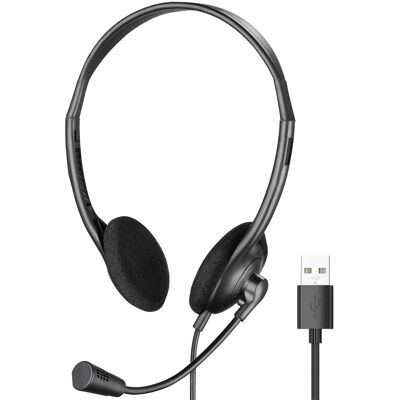 Sandberg Bulk Usb Hovedtelefoner Med Boom Mikrofon 5 Års Garanti *Oem Pakke 825 Sandberg Bulk Usb Hovedtelefoner Med Boom Mikrofon 5 Års Garanti *Oem Pakke 825