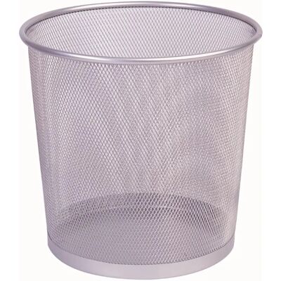 Afvalcontainer Q-Connect KF00850 - Zilver - 10 L Afvalcontainer Q-Connect KF00850 - Zilver - 10 L