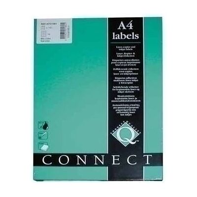 Etiquetas auto-adesivas Q-Connect KF01581 Brancas - 100 folhas, 65 etiquetas Etiquetas auto-adesivas Q-Connect KF01581 Brancas - 100 folhas, 65 etiquetas