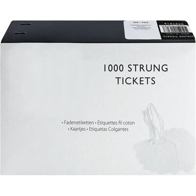 Value Product Kf01618 37x24mm Blanc 1000 Pack Ticket - Publicité Value Product Kf01618 37x24mm Blanc 1000 Pack Ticket - Publicité