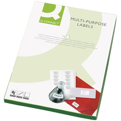 Q-Connect 105x148mm White Labels - Labels Q-Connect 105x148mm White Labels - Labels