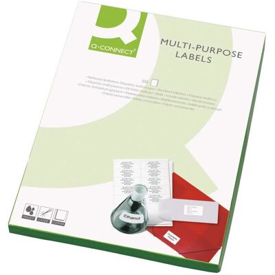 Q-Connect Multipurpose Labels - 99.1x38.1mm - 7000 Pack Q-Connect Multipurpose Labels - 99.1x38.1mm - 7000 Pack