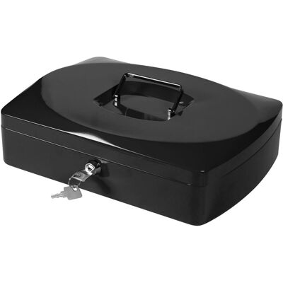 Q-Connect KF02604 Money Box - Cash Box - Black Q-Connect KF02604 Money Box - Cash Box - Black
