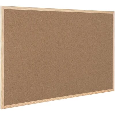 Q-Connect Korktafel - 40 x 30 cm - Braun Q-Connect Korktafel - 40 x 30 cm - Braun