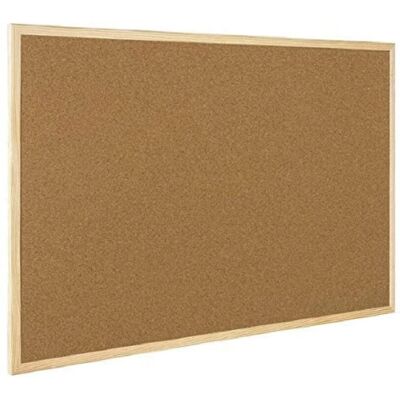 Q-Connect Lightweight Cork Noticeboard - 900x1200mm - Noticeboard Q-Connect Lightweight Cork Noticeboard - 900x1200mm - Noticeboard