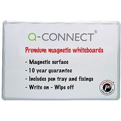 Q-Connect Whiteboard 1200x900mm - Drywipe Board Q-Connect Whiteboard 1200x900mm - Drywipe Board