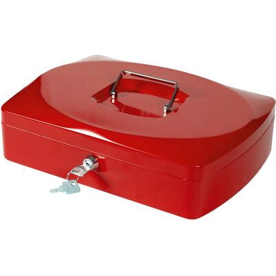 Q-CONNECT Geldkoffer - Stahl, Herausnehmbarer Einsatz, 325x235x85 mm Q-CONNECT Geldkoffer - Stahl, Herausnehmbarer Einsatz, 325x235x85 mm