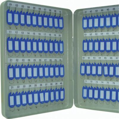 Q-Connect KF04274 Caja para llaves - 80 llaves, Montaje en pared, Con cerradura Q-Connect KF04274 Caja para llaves - 80 llaves, Montaje en pared, Con cerradura