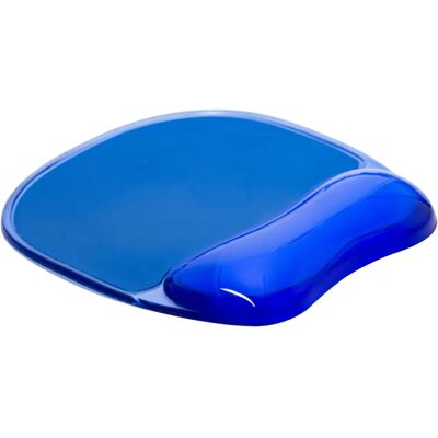 Tapis de souris Q-Connect - Support de poignet en gel, Bleu Tapis de souris Q-Connect - Support de poignet en gel, Bleu