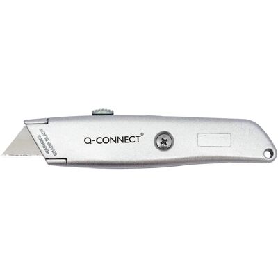 Taglierina a coltello Q-Connect - Acciaio inossidabile, alluminio, plastica Taglierina a coltello Q-Connect - Acciaio inossidabile, alluminio, plastica