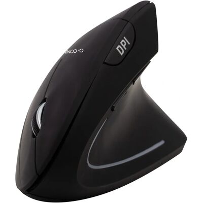 Mouse Senza Fili Q-Connect KF10714 - 1600 DPI, Ergonomico, Destro Mouse Senza Fili Q-Connect KF10714 - 1600 DPI, Ergonomico, Destro