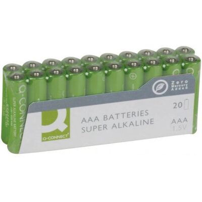 Q-Connect KF10849 Alkaline AAA Batterien - 20 Stück Q-Connect KF10849 Alkaline AAA Batterien - 20 Stück