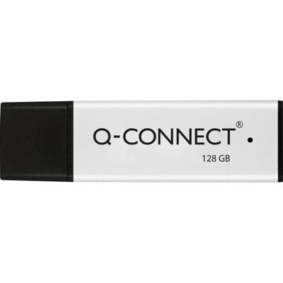 Q-Connect Schwarz/Silber USB 3.0 128GB Flash-Laufwerk - USB Flash Laufwerk Q-Connect Schwarz/Silber USB 3.0 128GB Flash-Laufwerk - USB Flash Laufwerk