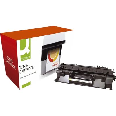 Toner Q-connect compatível hp ce505a laserjet preto - 3000 páginas - Cartucho de impressora Toner Q-connect compatível hp ce505a laserjet preto - 3000 páginas - Cartucho de impressora