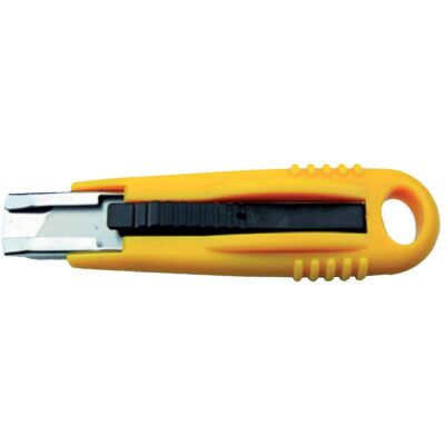 Q-CONNECT - KF14624 - Amarelo - Lâmina de segurança retrátil - Utility knife Q-CONNECT - KF14624 - Amarelo - Lâmina de segurança retrátil - Utility knife