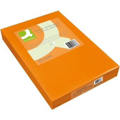 Papel de Impressão Laranja Q-Connect KF18017 A3 - 500 Folhas Papel de Impressão Laranja Q-Connect KF18017 A3 - 500 Folhas