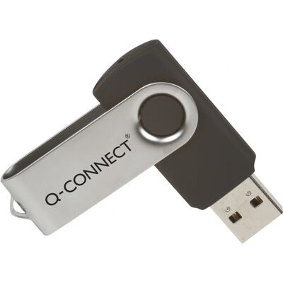Q-Connect KF41514 USB Flash Drive - 64GB, Stainless Steel, USB 3.0 Q-Connect KF41514 USB Flash Drive - 64GB, Stainless Steel, USB 3.0
