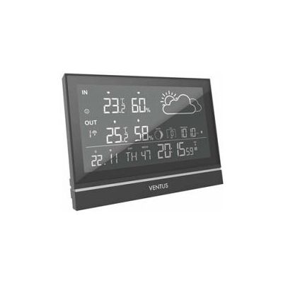 Ventus W200 - Wetterstation - Großes Display, Drahtlos, Innen/Außen-Temp & Feuchte Ventus W200 - Wetterstation - Großes Display, Drahtlos, Innen/Außen-Temp & Feuchte