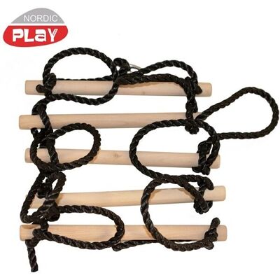 NSH Nordic NORDIC PLAY Hylly - Musta - 5 askelta NSH Nordic NORDIC PLAY Hylly - Musta - 5 askelta