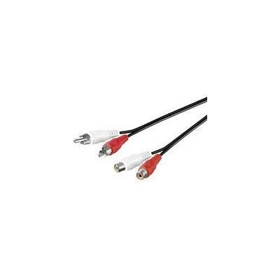 MicroConnect AUDCH5 5m RCA Kabel - Stereo Verlängerung MicroConnect AUDCH5 5m RCA Kabel - Stereo Verlängerung