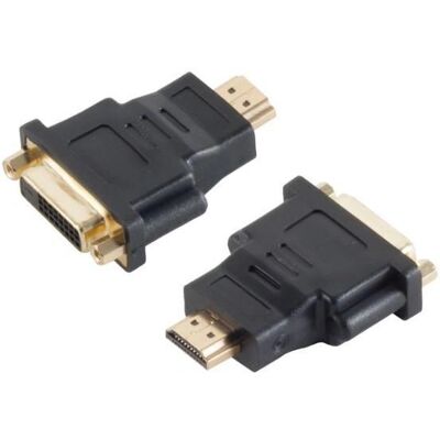 Câble Microconnect HDMI vers DVI-D - HDMI mâle vers DVI-D femelle - Noir - Publicité Câble Microconnect HDMI vers DVI-D - HDMI mâle vers DVI-D femelle - Noir - Publicité
