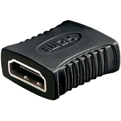 Adaptateur HDMI femelle Microconnect - 0,15 m - Supporte 4096x2160 - Noir - Publicité Adaptateur HDMI femelle Microconnect - 0,15 m - Supporte 4096x2160 - Noir - Publicité
