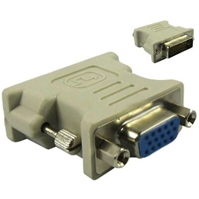 Adattatore MicroConnect DVI-D a VGA - Grigio - Adattatore di cavi Adattatore MicroConnect DVI-D a VGA - Grigio - Adattatore di cavi