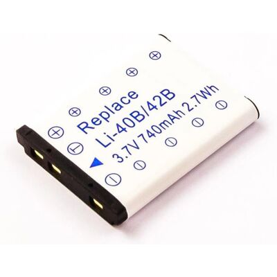 CoreParts MBD1054 Akumulator Litowo-Ionowy - 660mAh - Czarny - Aparat Cyfrowy CoreParts MBD1054 Akumulator Litowo-Ionowy - 660mAh - Czarny - Aparat Cyfrowy